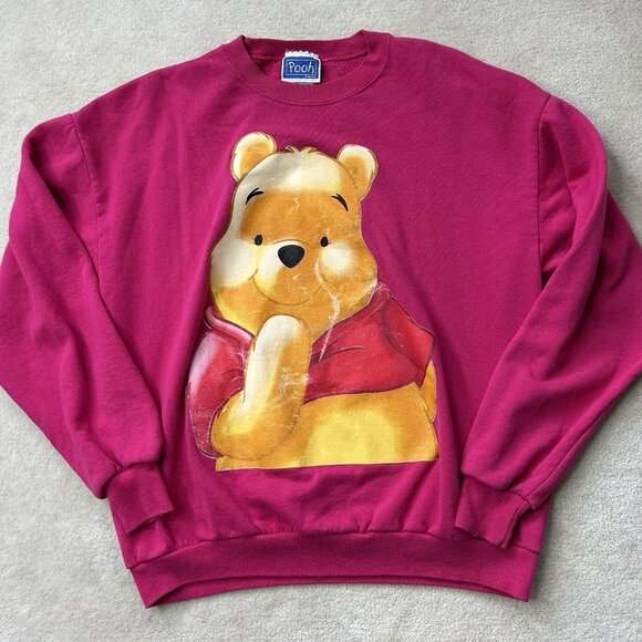 Disney Tops - Vintage 80s Disney Sweatshirt Adult XL Winnie The Pooh Made In USA Graphic